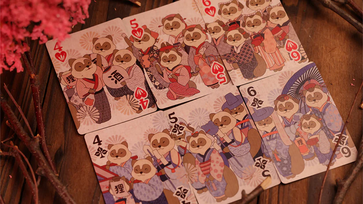 Tanuki Yukaku (Oiran-Dochu) Playing Cards by Murphy's Magic Supplies, Inc.