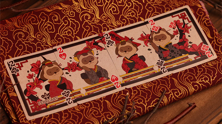 Tanuki Yukaku (Hanafuda) Playing Cards by Murphy's Magic Supplies, Inc.