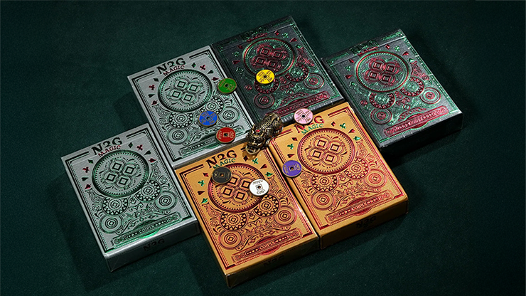 COIPIX (Green) Playing Cards by N2G by Murphy's Magic Supplies, Inc.