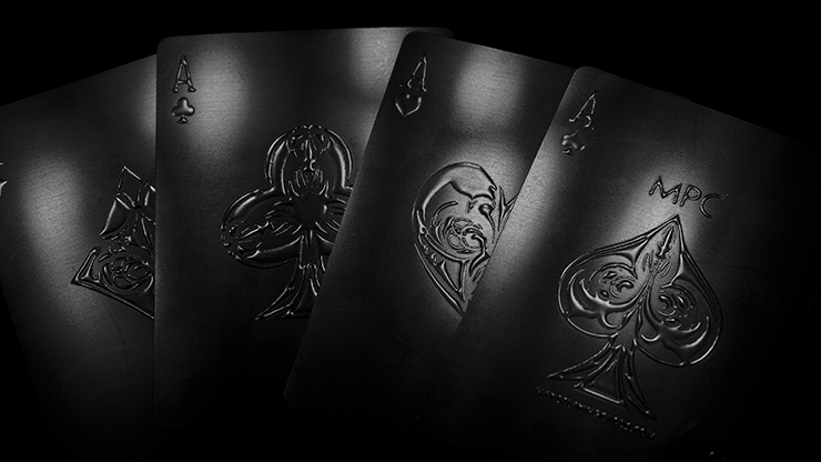 Aqua Black Invisible Playing Cards by MPC by Murphy's Magic Supplies, Inc.