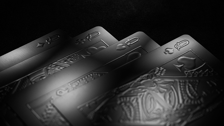 Aqua Black Invisible Playing Cards by MPC by Murphy's Magic Supplies, Inc.