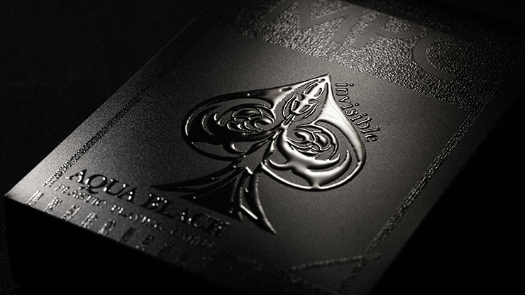 Aqua Black Invisible Playing Cards by MPC by Murphy's Magic Supplies, Inc.