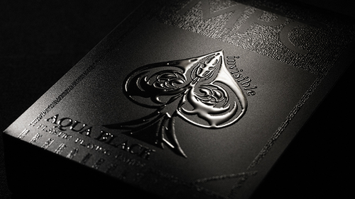 Aqua Black Invisible Playing Cards by MPC by Murphy's Magic Supplies, Inc.