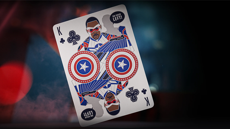Captain America Playing Cards by theory11 by Murphy's Magic Supplies, Inc.