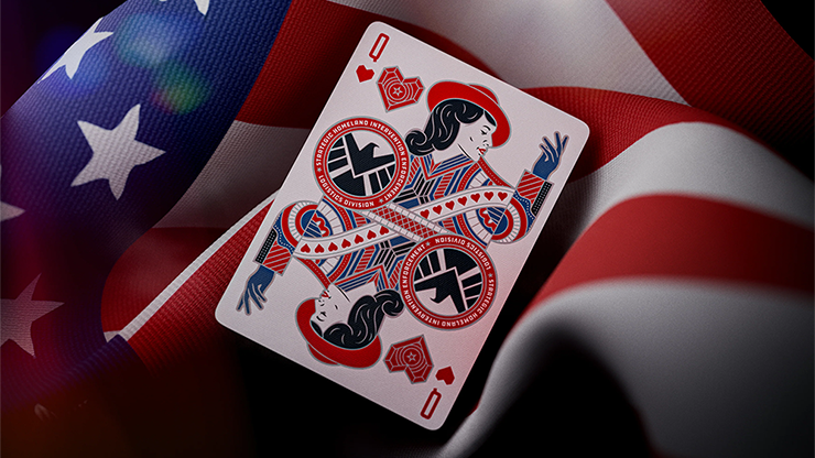Captain America Playing Cards by theory11 by Murphy's Magic Supplies, Inc.
