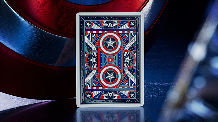 Captain America Playing Cards by theory11 by Murphy's Magic Supplies, Inc.