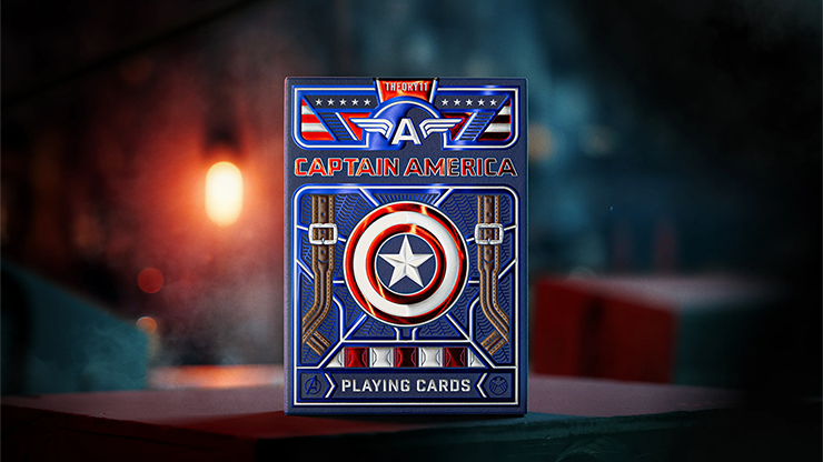 Captain America Playing Cards by theory11 by Murphy's Magic Supplies, Inc.