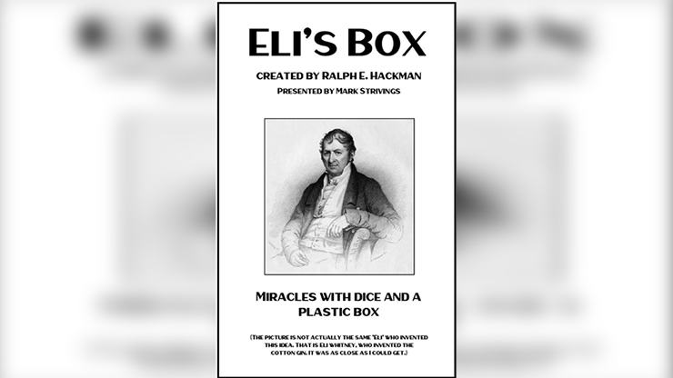 Eli's Box created by Ralph E. Hackman presented by Mark Strivings by Murphy's Magic Supplies, Inc.