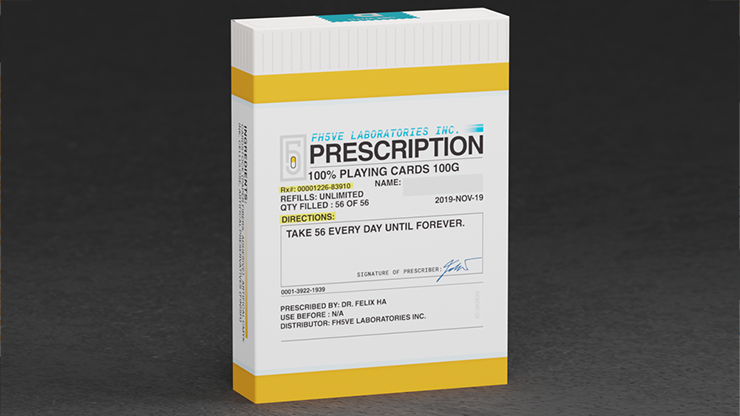 PRESCRIPTION Playing Cards by Murphy's Magic Supplies, Inc.