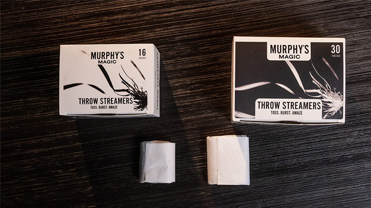 Throw Streamers 12 pk. (White / 16 Head) by Murphy's Magic by Murphy's Magic Supplies, Inc.