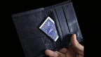 Mini Bombshell Wallet (Black Smooth) by CAHYO by Murphy's Magic Supplies, Inc.