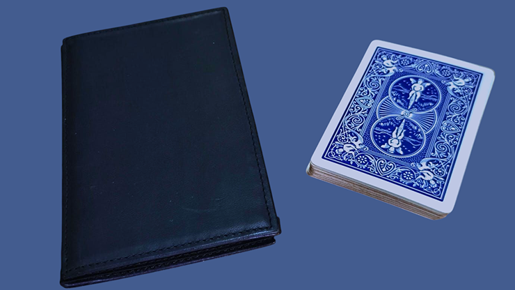 Mini Bombshell Wallet (Black Smooth) by CAHYO by Murphy's Magic Supplies, Inc.