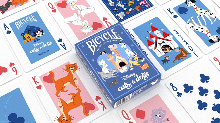 Bicycle Disney Cats and Dogs Playing Cards by US Playing Card by Murphy's Magic Supplies, Inc.