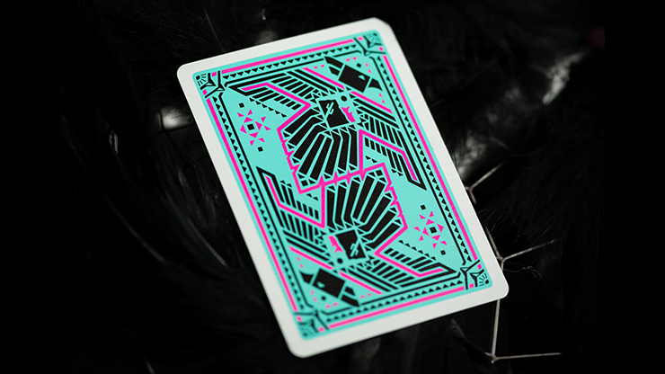 FULTON'S THUNDERBIRD ROOM TURQUOISE EDITION PLAYING CARDS by Murphy's Magic Supplies, Inc.