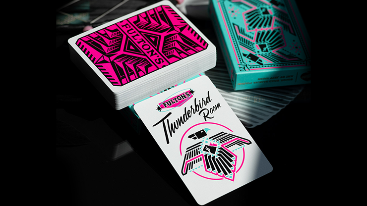 FULTON'S THUNDERBIRD ROOM TURQUOISE EDITION PLAYING CARDS by Murphy's Magic Supplies, Inc.
