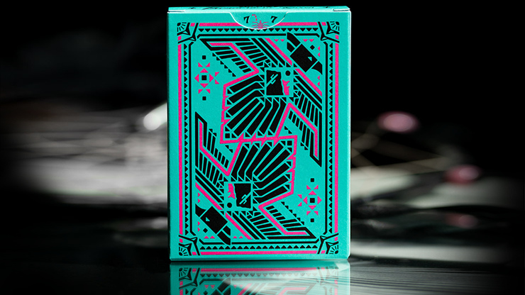 FULTON'S THUNDERBIRD ROOM TURQUOISE EDITION PLAYING CARDS by Murphy's Magic Supplies, Inc.