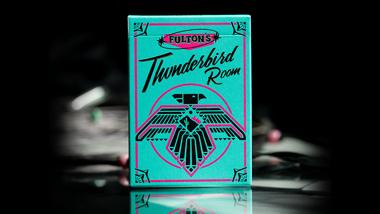 FULTON'S THUNDERBIRD ROOM TURQUOISE EDITION PLAYING CARDS by Murphy's Magic Supplies, Inc.