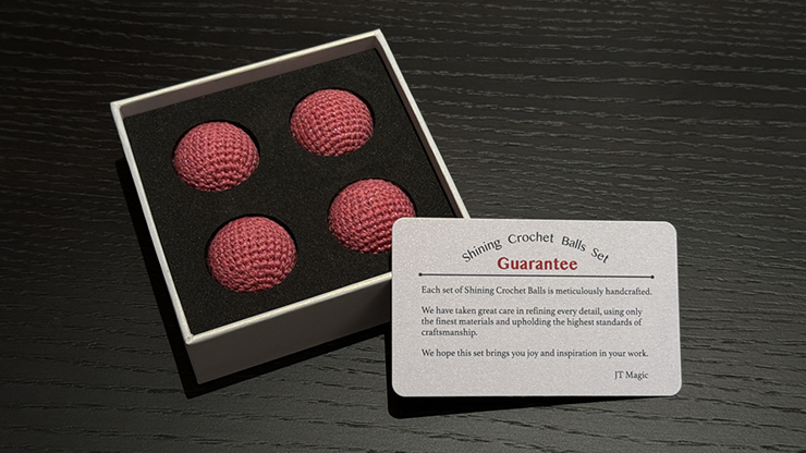 Shining Crochet Balls (Light Pink) by JT Magic by Murphy's Magic Supplies, Inc.