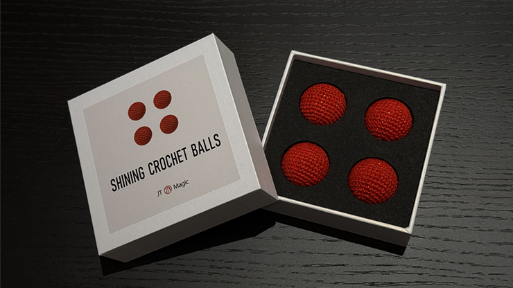 Shining Crochet Balls (Red) by JT Magic by Murphy's Magic Supplies, Inc.