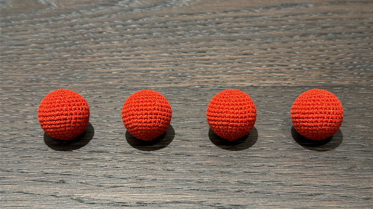 Shining Crochet Balls (Red) by JT Magic by Murphy's Magic Supplies, Inc.