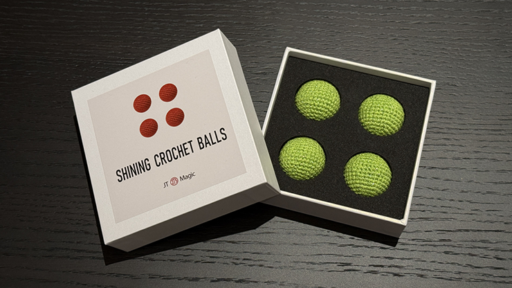 Shining Crochet Balls (Grass Green) by JT Magic by Murphy's Magic Supplies, Inc.