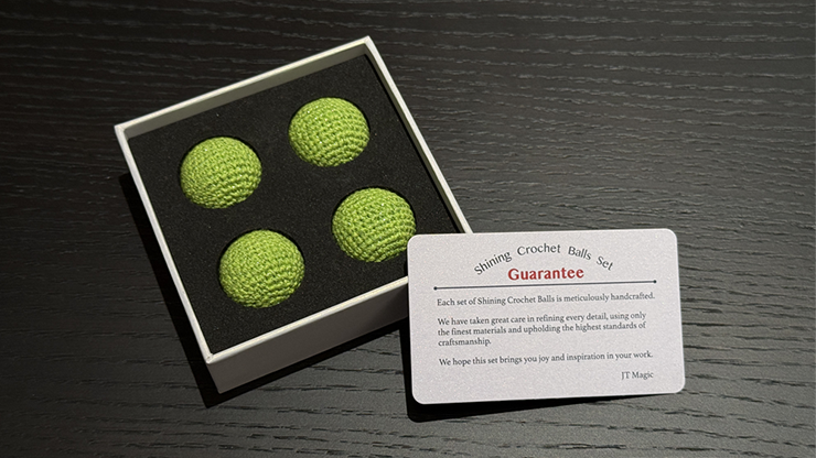 Shining Crochet Balls (Grass Green) by JT Magic by Murphy's Magic Supplies, Inc.