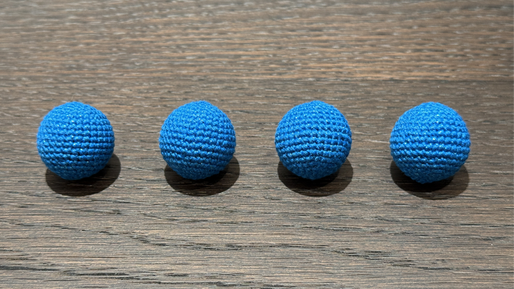 Shining Crochet Balls (Royal Blue) by JT Magic by Murphy's Magic Supplies, Inc.