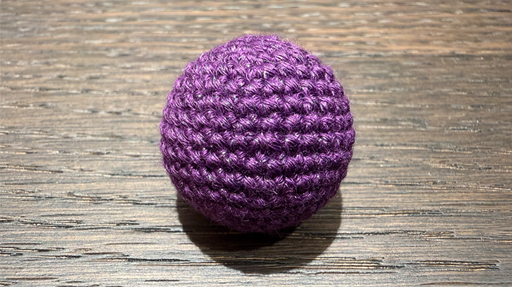 Shining Crochet Balls (Dark Purple) by JT Magic by Murphy's Magic Supplies, Inc.