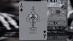 FULTONS OCTOBER TOMBSTONE GREY PLAYING CARDS by Murphy's Magic Supplies, Inc.