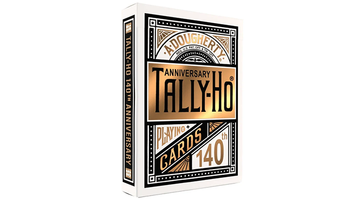 Tally Ho 140th Anniversary (Metaluxe) Playing Cards by US Playing Card by Murphy's Magic Supplies, Inc.