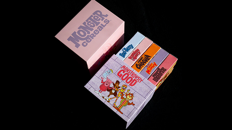 MONSTER CEREALS™ 5 PACK BOX PLAYING CARD SET by Murphy's Magic Supplies, Inc.