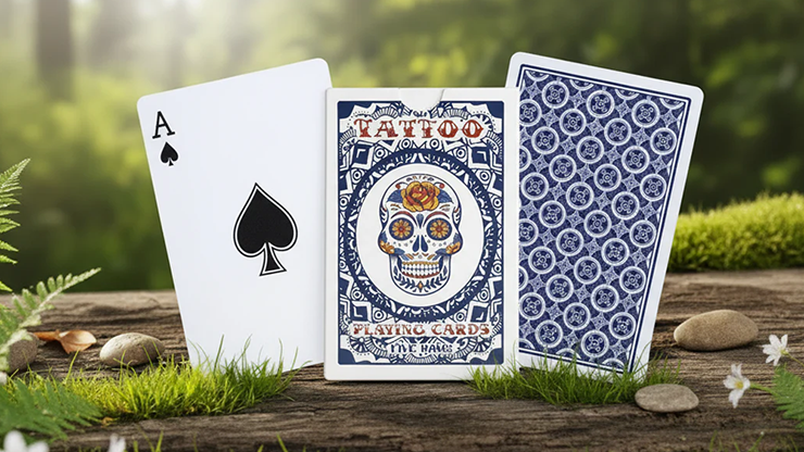 Tattoo Playing Cards by PVC by Murphy's Magic Supplies, Inc.