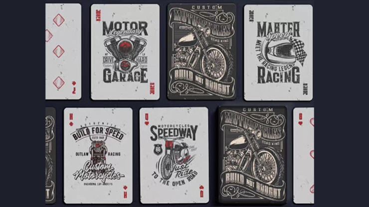 Custom Motorcycles Playing Cards by Murphy's Magic Supplies, Inc.
