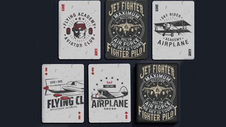Jet Fighter Playing Cards by Murphy's Magic Supplies, Inc.