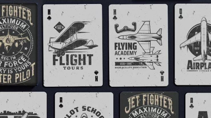 Jet Fighter Playing Cards by Murphy's Magic Supplies, Inc.