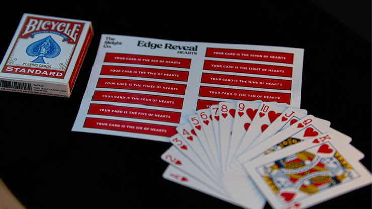 Edge Reveal (RED Suits) by The Sleight Co by Murphy's Magic Supplies, Inc.