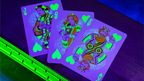 Bicycle Neon Rider Back Green-Glo Deck Playing Cards by Murphy's Magic Supplies, Inc.