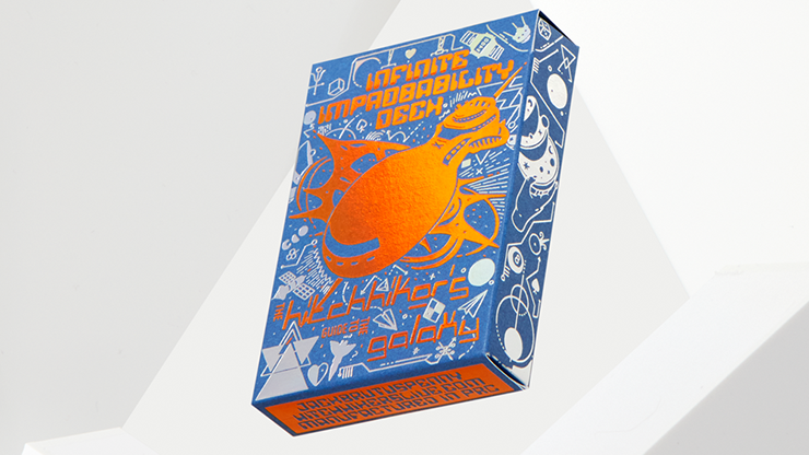 The Hitchhiker's Guide to The Galaxy- The Infinite Improbability Deck (Whale Blue) by Murphy's Magic Supplies, Inc.