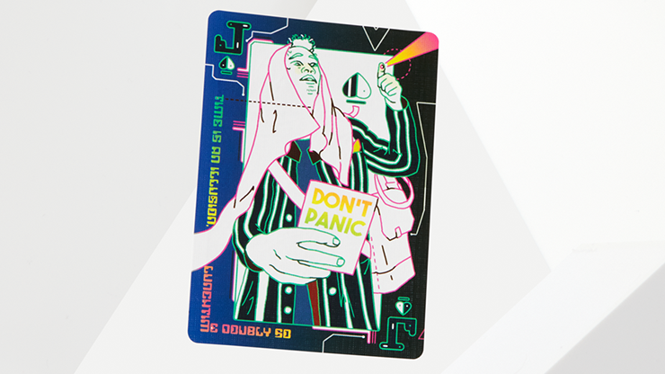 The Hitchhiker's Guide to The Galaxy- The Infinite Improbability Deck (Don't Panic Purple) by Murphy's Magic Supplies, Inc.