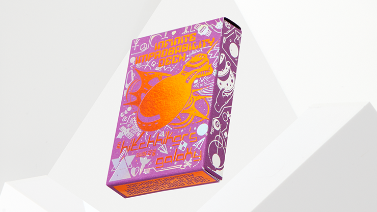 The Hitchhiker's Guide to The Galaxy- The Infinite Improbability Deck (Don't Panic Purple) by Murphy's Magic Supplies, Inc.