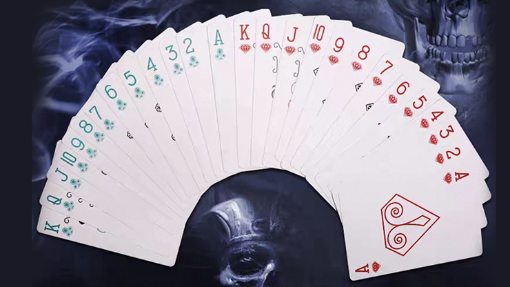 Calavera Playing Cards by PVC by Murphy's Magic Supplies, Inc.