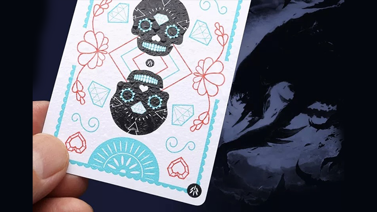 Calavera Playing Cards by PVC by Murphy's Magic Supplies, Inc.