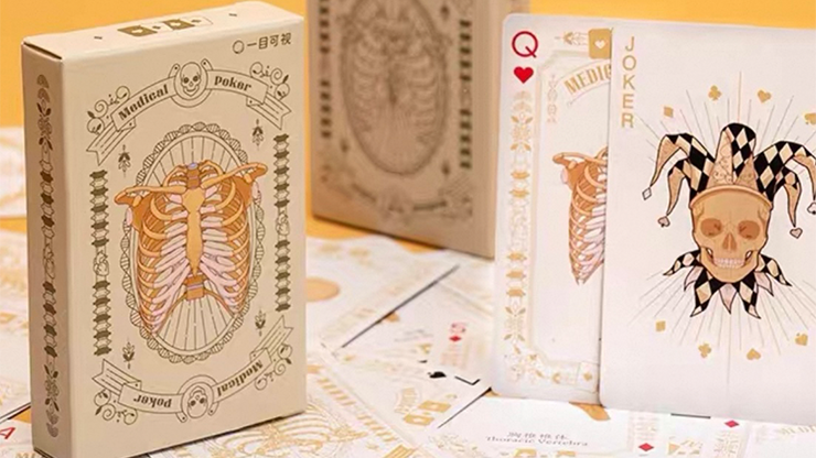 Medical Poker (White) Playing Cards by Murphy's Magic Supplies, Inc.