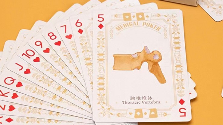 Medical Poker (White) Playing Cards by Murphy's Magic Supplies, Inc.