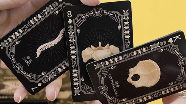 Medical Poker (Black) Playing Cards by Murphy's Magic Supplies, Inc.