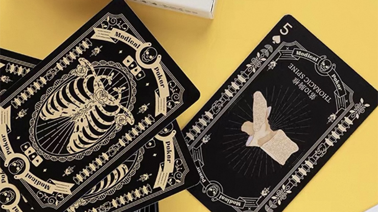 Medical Poker (Black) Playing Cards by Murphy's Magic Supplies, Inc.