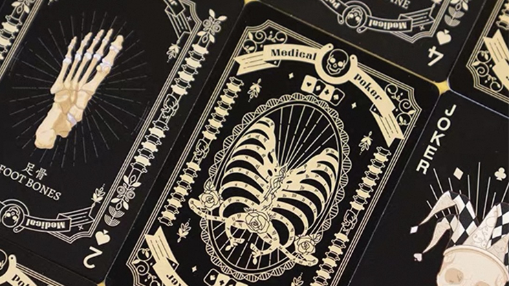 Medical Poker (Black) Playing Cards by Murphy's Magic Supplies, Inc.