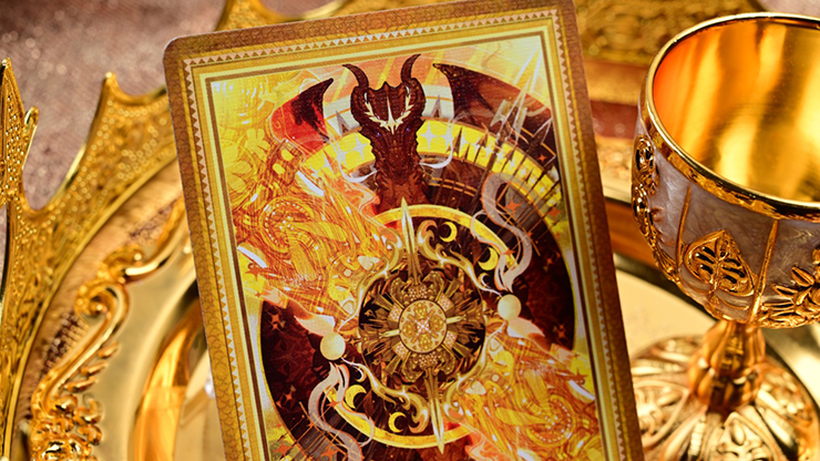 King Arthur V2 (Golden Dawn) Playing Cards by KING STAR by Murphy's Magic Supplies, Inc.