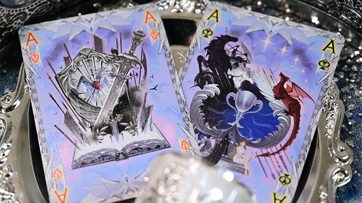 King Arthur V2 (Silver Fairyland) Playing Cards by KING STAR by Murphy's Magic Supplies, Inc.
