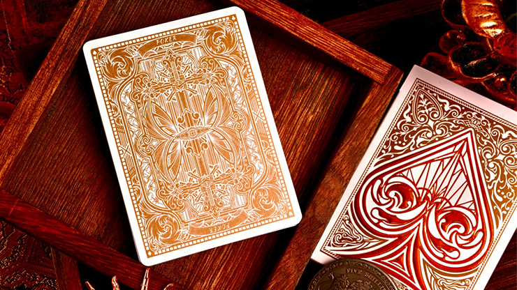 Sanctuary (Gold) Playing Cards by Murphy's Magic Supplies, Inc.
